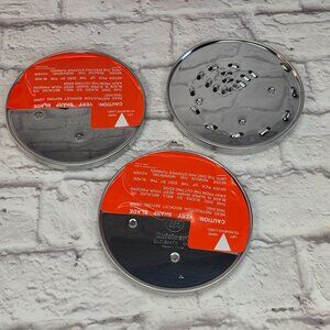 Cuisinart Food Processor Replacement 3 Blades Lot DLC-837/842/844 Shredding & Sl